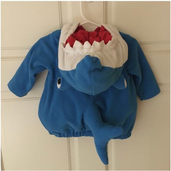 Baby Toddler Shark Costume Jacket size 12 months front zipper - Picture 12 of 13